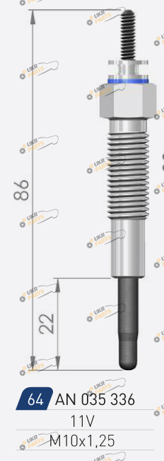 Свеча накаливания A-N PARTS 035 336